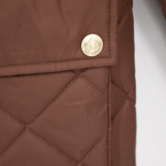 J Crew Jacket Womens Medium Tall Heritage Quilted Barn Coat Puffer Primaloft MT - Picture 2 of 14